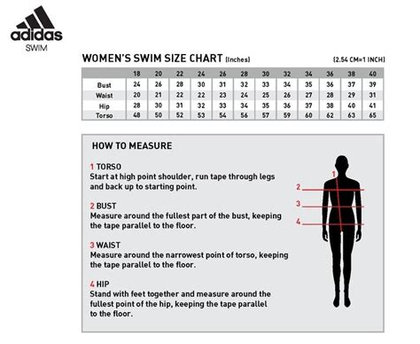 adidas ladies size chart.